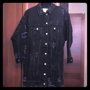 Zara Black Denim Jacket